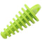 Motorcycle Exhaust Silencer Muffler Wash Plug Small (Fluorescent Yellow)