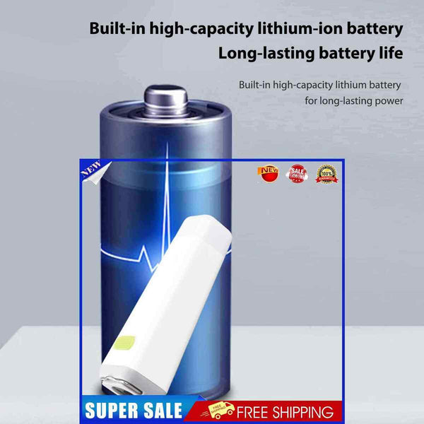 2 in 1 LED Camping Flashlight Mini Bright Night Lamp with Hook Outdoor Equi