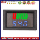 Mini LCD Digital Dual Display Voltmeter Meter Battery Capacity Indicator for