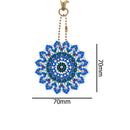 Rhinestone Drawing Keyring Pendant Full Special Shaped Drill Diamond Painti
