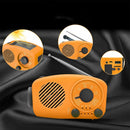 Reading Lamp Emergency Radio Solar Charging 2000mAh Power Bank Hand Crank