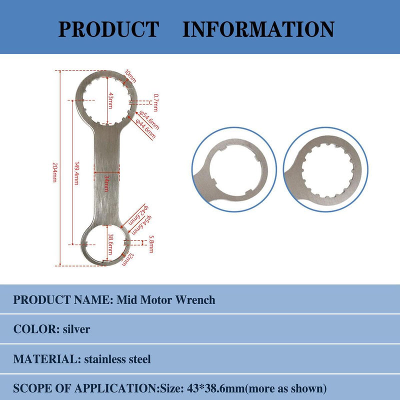 Electric Bycicle BBS01/02 BBSHD Install Tool for Bafang Mid Motor EBike Kit!
