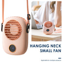 #A Portable Neck Leafless Fan Cooling Fan for Outdoor Sports Travel Office Deskt