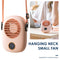 #A Portable Neck Leafless Fan Cooling Fan for Outdoor Sports Travel Office Deskt