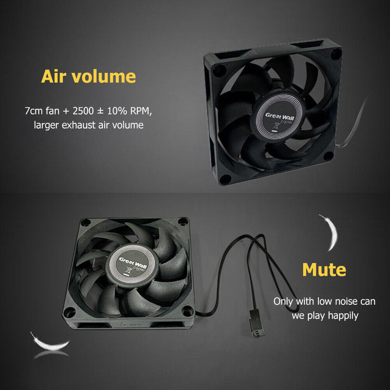 Small Chassis Cooler Fan 6cm/7cm/8cm/9cm AMD Hydraulic Bearing PC Cooling System
