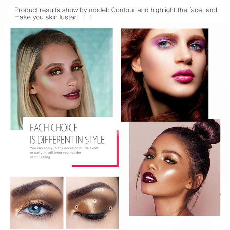 POPFEEL 162 Colors Eyeshadow Palette Set Pro Pearly Matte Eye Cosmetic Tool