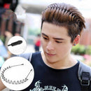 Fashion Wavy Headband Set Casual Headwear Sports Metal Hairband Black Head Hoop