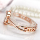 Waterproof Steel Bracelet Quartz Watches Elegant Women Small Dial Analog Wristwa