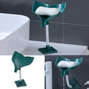 Adjustable Fish Tail Punch-free Drain Rack Soap Box Sponge Holder Soap Holder
