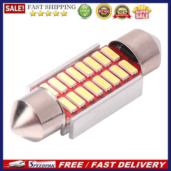 Festoon Base LED Car Bulb 31mm 36mm 6000K 4014 SMD Canbus Reading Dome Lamp Bulb