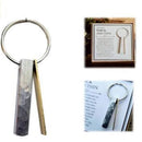 Keychain Jewelry Gift Friendship Keychain Through Thick and Thin Keychain