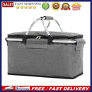 Outdoor Picnic Pouch Basket Large Capacity Folding Travel Camping Storage Box