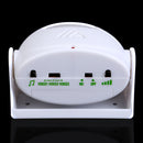 White Welcome Chime Motion Sensor 10m Warning Doorbell Door Bell Alarm Newly