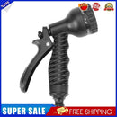 Adjustable High Pressure Gun Sprinkler Nozzle Garden Car Clean Tool (Black)