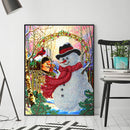 Special Shaped Snowman 5D DIY Diamond Painting Handwork Kit Home Decor Craft