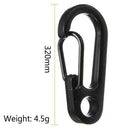 Mini Hanging Buckle Carabiner Clip Snap Spring Hook Keyring Gift Keychain X6L7