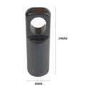 4pcs CNC Bike Tyre Presta Valve Cap Bicycle Tire Valve Dust Covers (Black) Newly