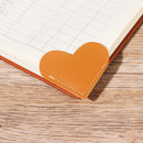 Cute Accessories Leather Reading Heart Bookmark Book Marker 8 Pieces Leather