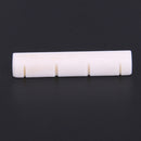 Beige Buffalo Bone Bridge Saddle Nut Slotted for Ukulele Uke Guitar Newly