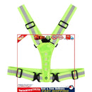 Running Vest Adjustable Reflective Vest with LED Light (Fluorescent Green) Newly