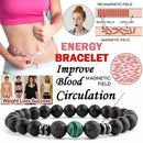 Simple Stone Beads Balance Bracelet Couple Bangle Health Care Jewelry (D) Newly