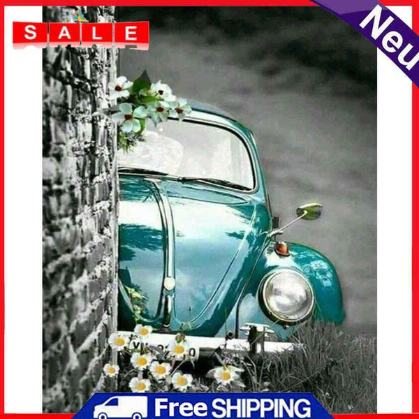 40x50cm DIY Paint By Number Kit Car in The Corner Abstract Home Wall Ornaments