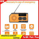 Hand Crank Radio LED Flashlight Multifunctional Radio for Outdoor Camping Hiking