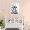 5D Diamond Painting Geisha Girl Partial Special Shape Drill DIY Mosaic Picture