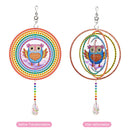 DIY Diamond Painting Double-sided Hanging Rotatable Wind Chime (GSP208) Newly