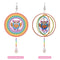 DIY Diamond Painting Double-sided Hanging Rotatable Wind Chime (GSP208) Newly