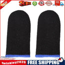 Game Controller Finger Covers Nylon Thumb Touch Sleeve (Carbon Fiber Blue)
