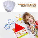 Split Color Mixing Cups for Paints Tools Acrylic Painting Pouring Multi Channel