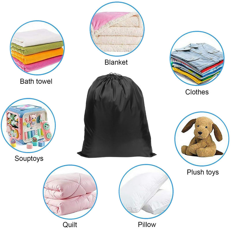 Travel Laundry Bag Dirty Clothes Organizer Storage for Dorm or Travel 2 Pack