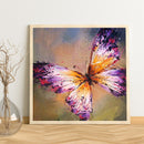 #A Colorful Butterfly Oil Paint By Numbers DIY Frameless Drawing Picture for A