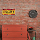 Spain Retro Metal Plate Tin Sign Plaque Poster for Bar Club Cafe Painting