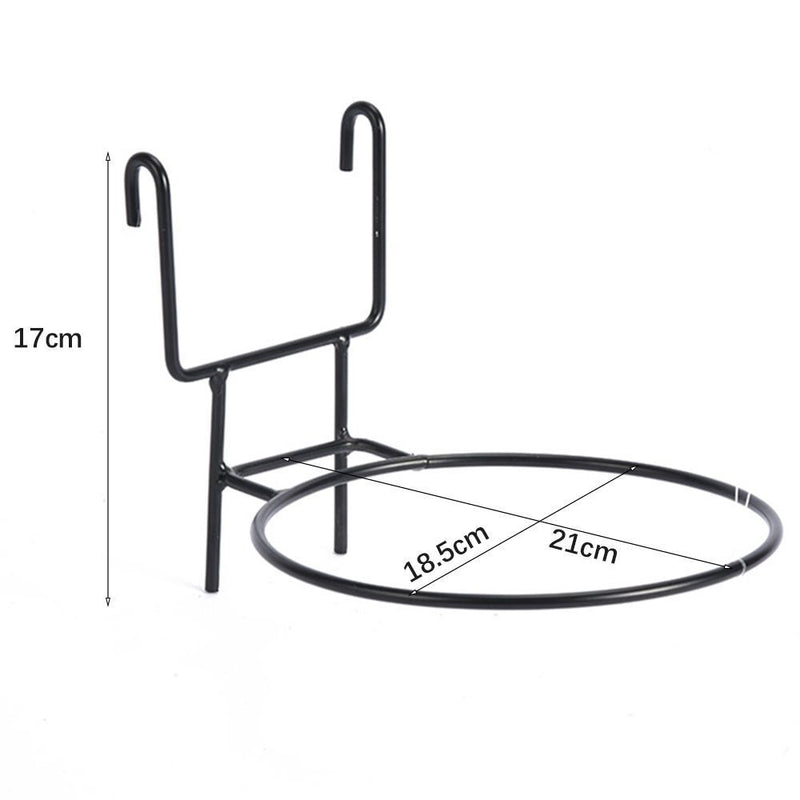 Window Sill Iron Hanging Flower Pot Rack Guardrail Balcony Planter Pot Stand