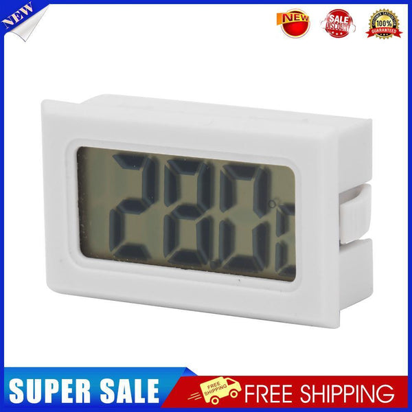Fridge LCD Digital Thermometer Freezer Temperature Sensor Meter (White)