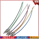 20pcs Stainless Steel Wire Keychain Screw Locking Gadget Cable Rope Keyring
