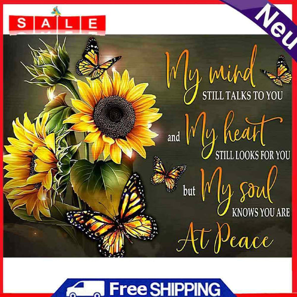 5D DIY Diamond Painting Sunflower Full Drill Rhinestone Mosaic Art Picture Kit
