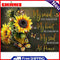 5D DIY Diamond Painting Sunflower Full Drill Rhinestone Mosaic Art Picture Kit