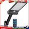 56LED Solar Motion Sensor Wall Light Remote Control Street Lamp (Black) Newly