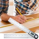 High Precision Digital Angle Finder Multi-Purpose Measuring Ruler Meters Newly