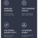 Accessories 15W Phone Wireless Charger Phone Holder Mini Chair Fast Charger