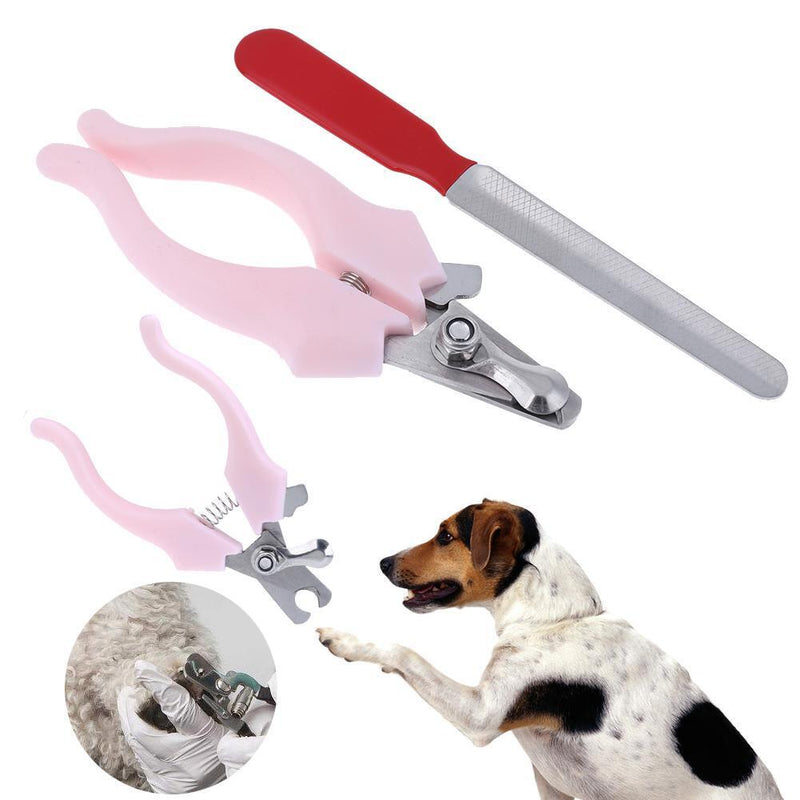 2pcs/Set Pet Animal Puppy Nail Clippers Claw Cutters Dog Scissors Trimmers