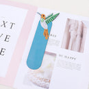 #A DIY Special Shaped Diamond Painting Leather Bookmark Creative Tassel Book M