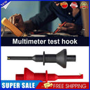2pcs Test Hook 4mm Banana Jack Telescopic Flexible Probe High Current Hand Tools