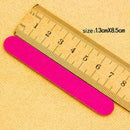 Double Sided Sandpaper Nail Files STRAIGHT Fine Grit I1D3 File E2N0
