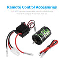 5V 2A BEC Waterproof F540 Brushed Motor 20T+60A ESC for 1/10 RC Racing Car