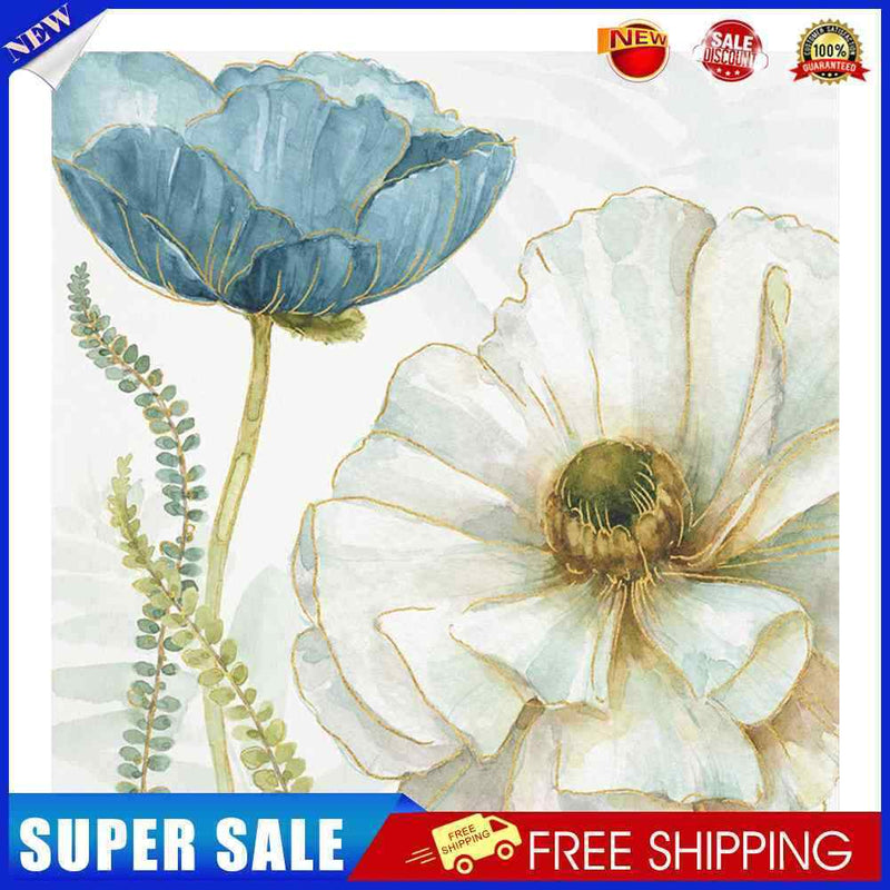 #A Colorful Flowers Oil Paint By Numbers Kit DIY Acrylic Painting on Canvas Craf