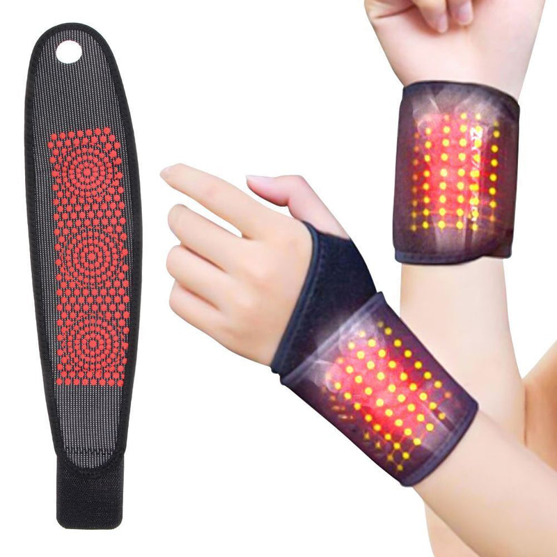 Wrap Wristband Belt Hand Warmer Magnetic Therapy Wrist Support Self-Heating